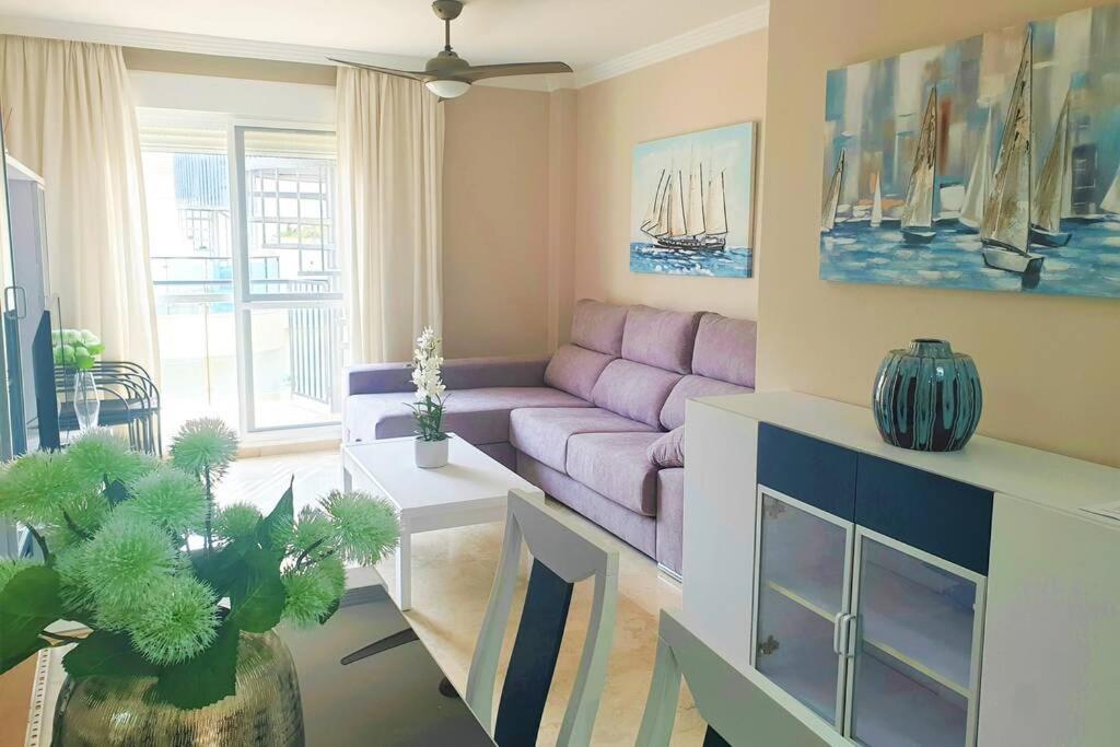 Ferienwohnung Luxury Penthouse With Ocean Views &Private Jacuzzi Estepona Exterior foto